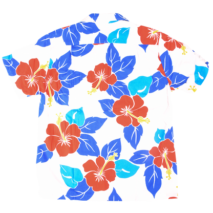 Vintage Rai Nani Hawaiian 'Plumeria' Shirt Made in Hawaii