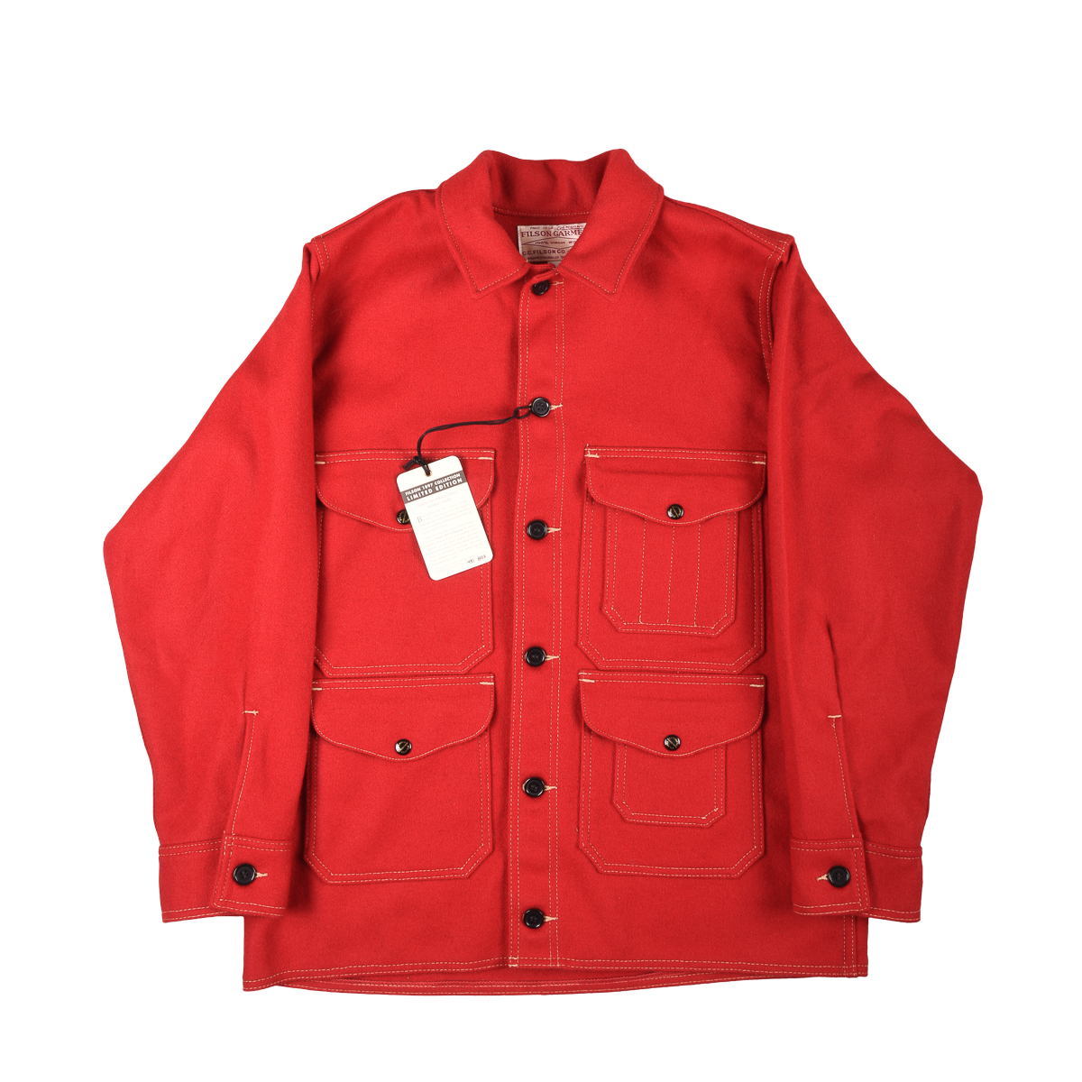 Filson 1897 Collection Edition Scarlet Mackinaw Cruiser 431 of a limited 897 pieces