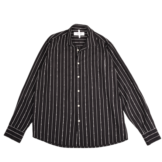 Soulland Copenhagen Black & White Stripe Shirt