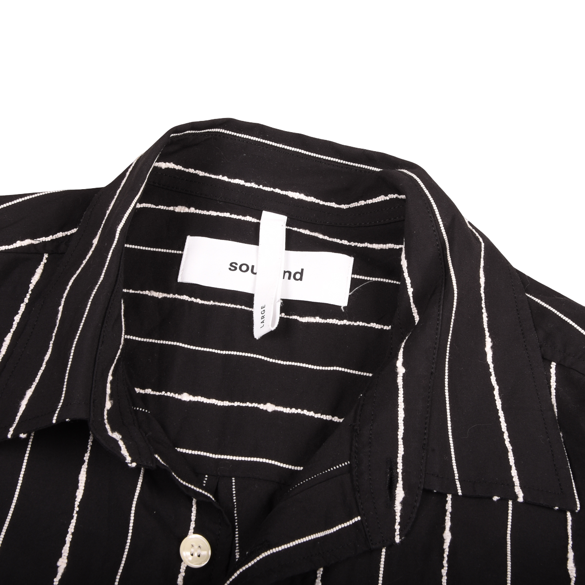 Soulland Copenhagen Black & White Stripe Shirt