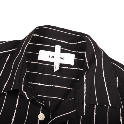 Soulland Copenhagen Black & White Stripe Shirt