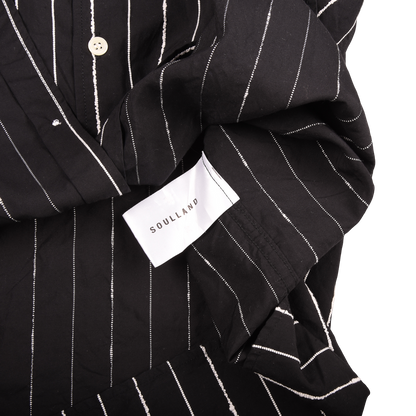 Soulland Copenhagen Black & White Stripe Shirt