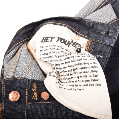 Womens Japanese Selvedge Buckle Back Deadstock W26