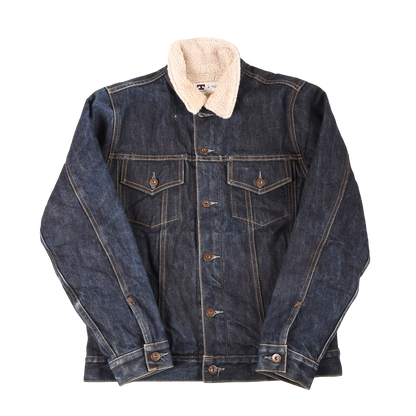 Tellason Shearling Lined Denim Jacket