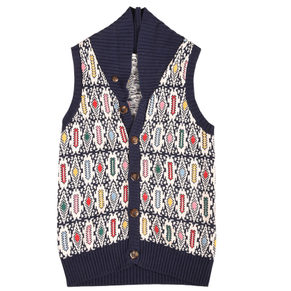 Beams Boy Knit Vest