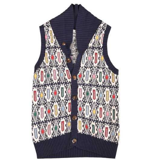 Beams Boy Knit Vest